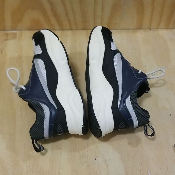 Size 40 ( EU) -DIOR Sneakers B22 Blue/Black Technical Knit 100% Authentic - Picture 6 of 9